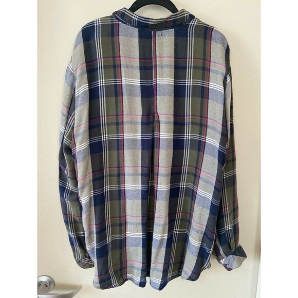 G:21 Button-Up Multicolor Plaid Shirt Size XXL - Picture 4 of 5